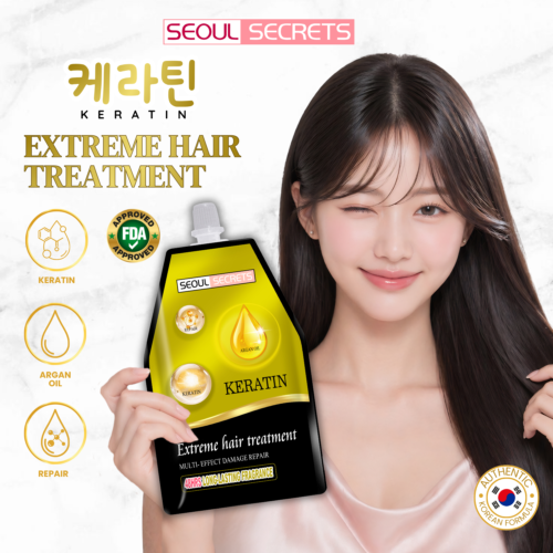 KERATIN HAIR TREATMENT GOLD W/ 48hrs Long Lasting Smoothness 320ML