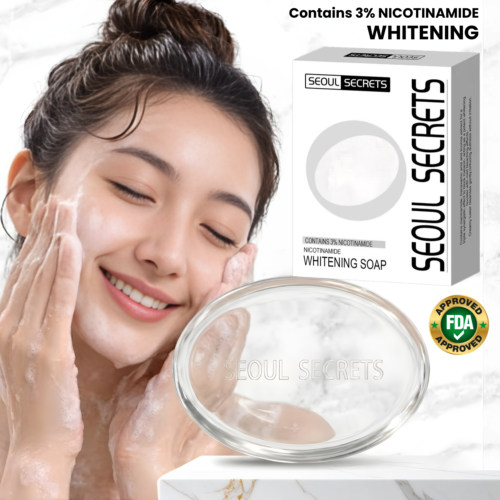 KOREAN TRANSLUCENT WHITENING PREMIUM SOAP 80g WITH 3% NICOTINAMIDE