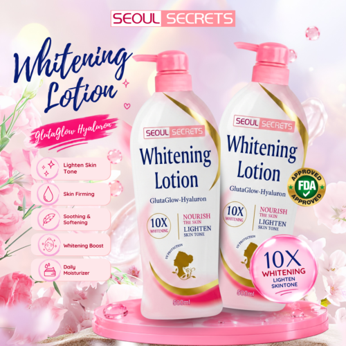 10X GLUTA-GLOW WHITENING LOTION 500ML