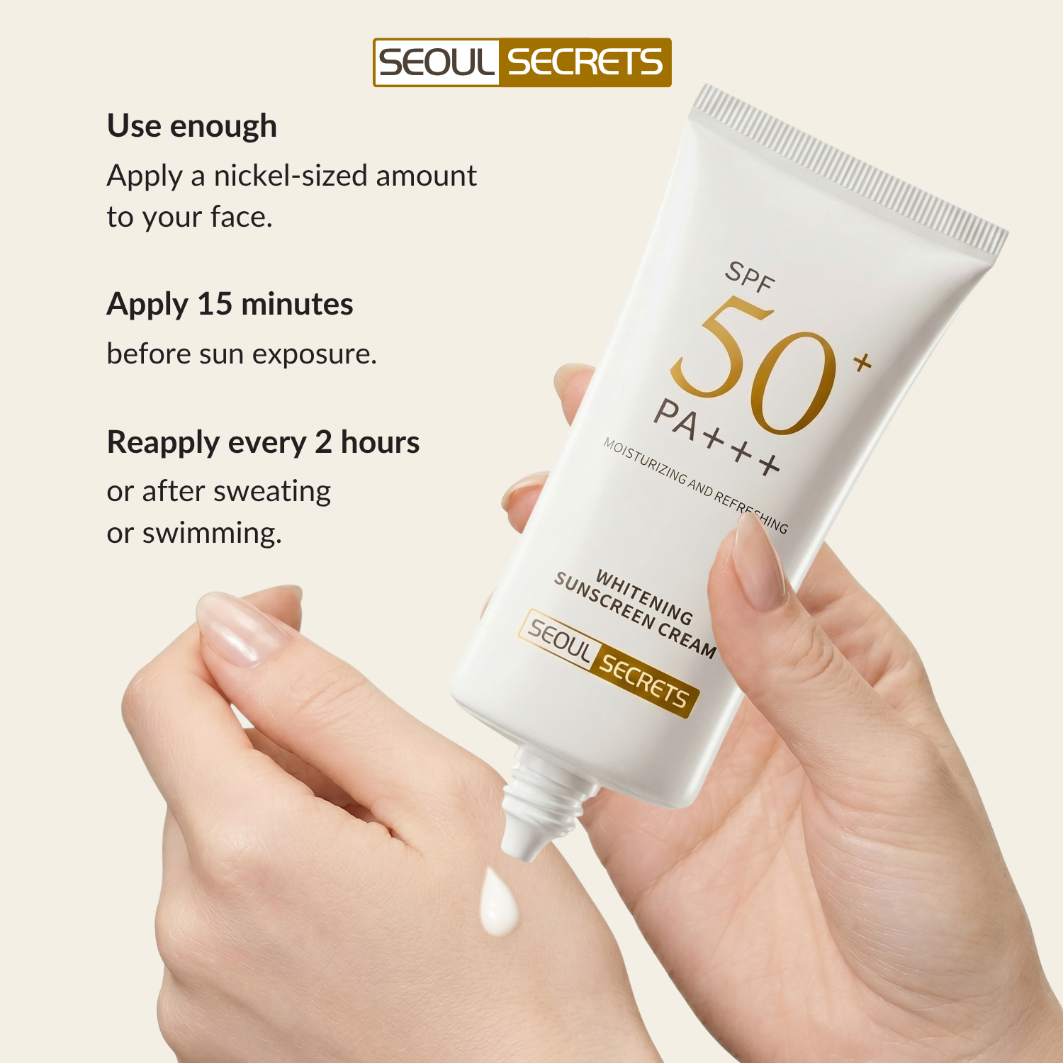 WHITENING SUNSCREEN SPF 50 PA+++ - 图片 7